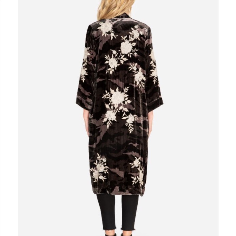 Johnny Was Santal Velvet Kimono Coat